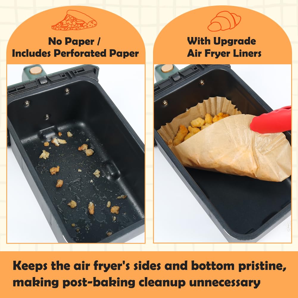 BYKITCHEN SL401 double-stack liner keeps the tray clean during cooking