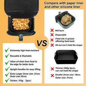 BYKITCHEN nonstick reusable liner withstands high heat for repeated use