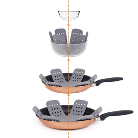 BYKITCHEN pan protectors compatible with a range of cookware sets