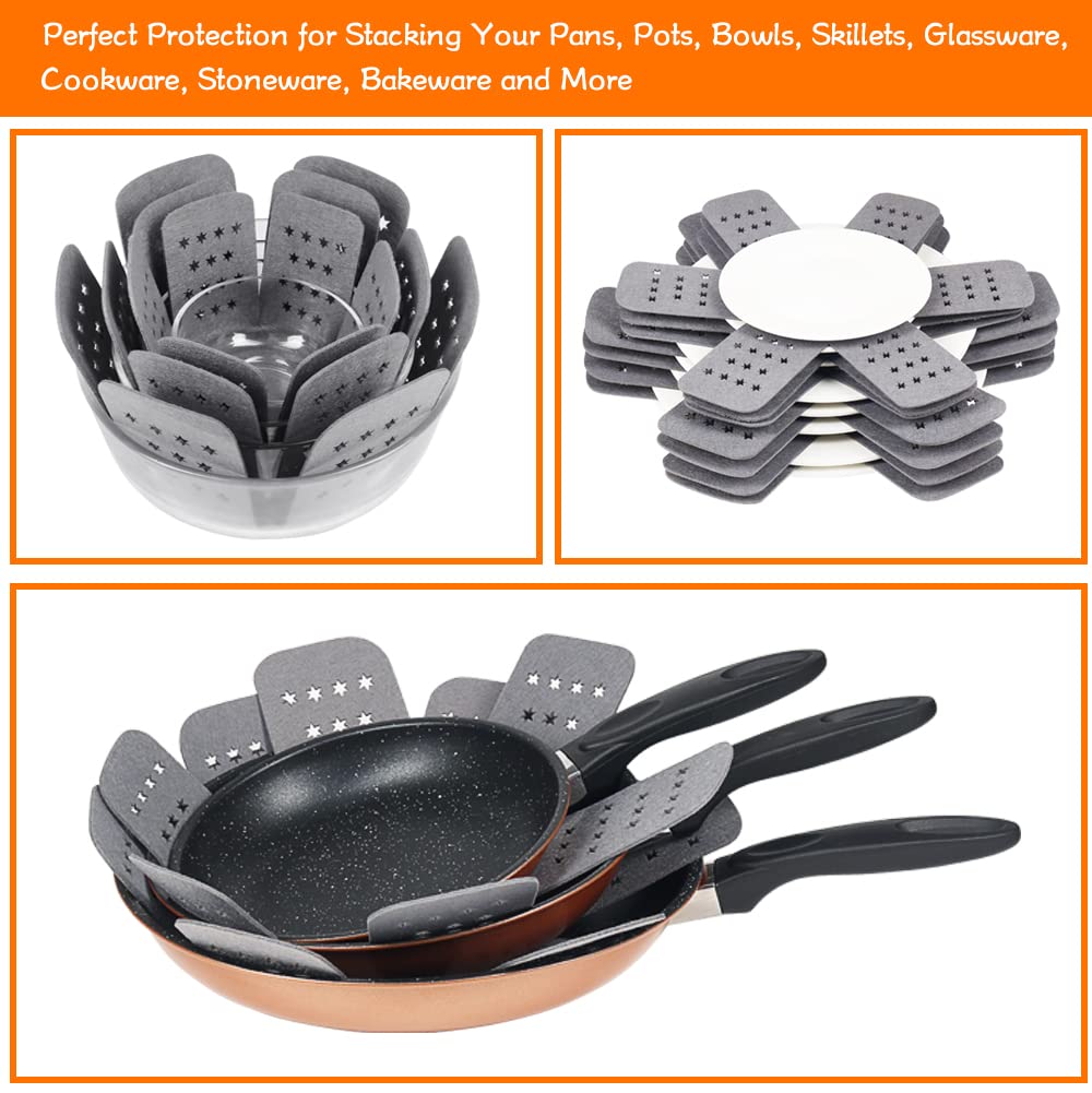 BYKITCHEN pan protectors shield glassware and bakeware from chipping