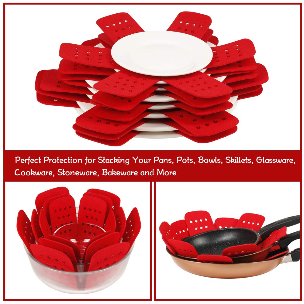 BYKITCHEN 12-piece set neatly organizes cookware in drawers