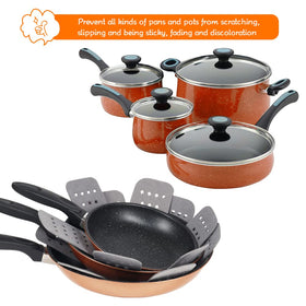BYKITCHEN pan protectors thicker felt safeguard 16-inch pans against damage