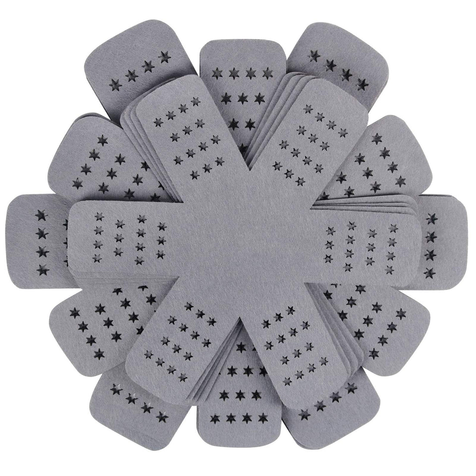 BYKITCHEN Pan Protectors with star pattern protect pans from scratches during stacking