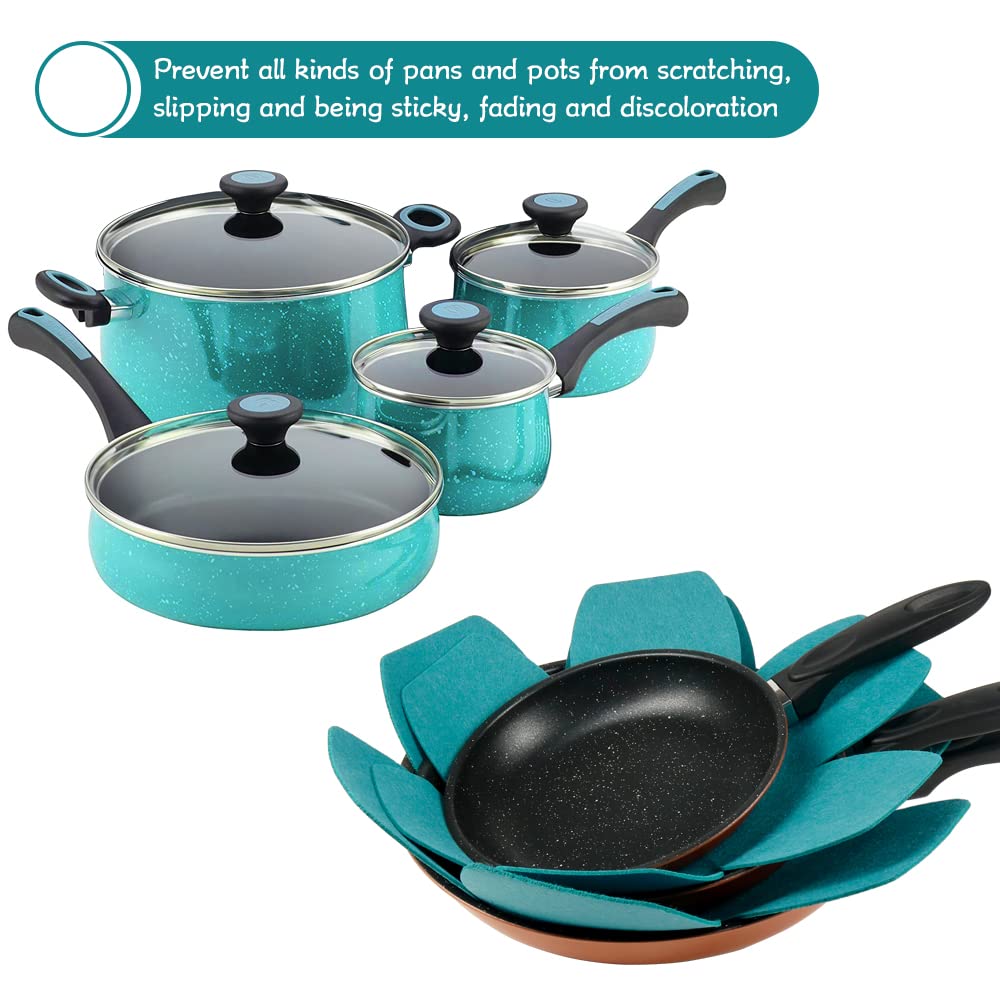 BYKITCHEN pot pan protectors guard countertops from heat marks and chips