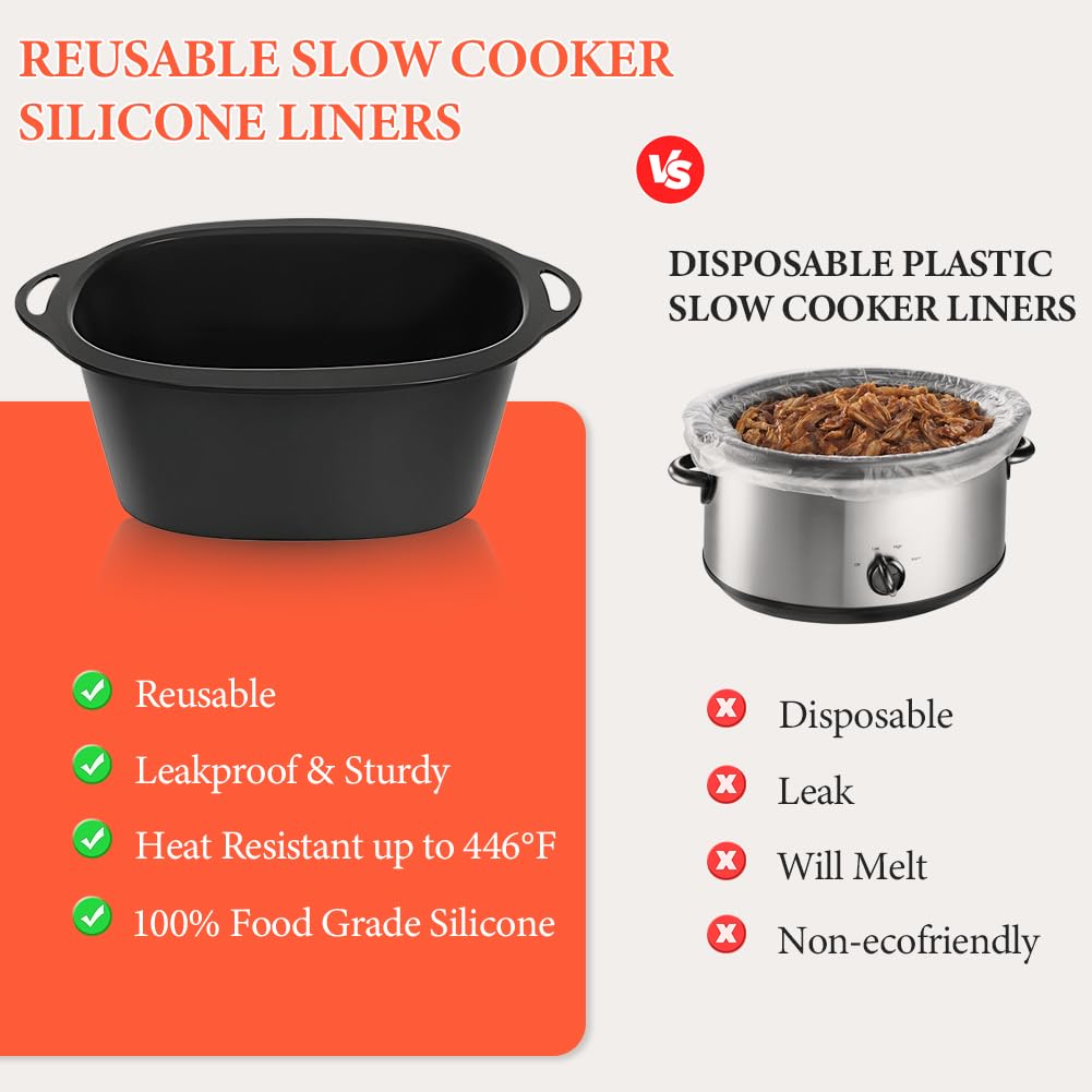 BYKITCHEN reusable silicone liner shown as dishwasher-safe and easy to clean