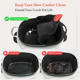 BYKITCHEN silicone liner in Ninja MC1001 use demonstrating easy removal