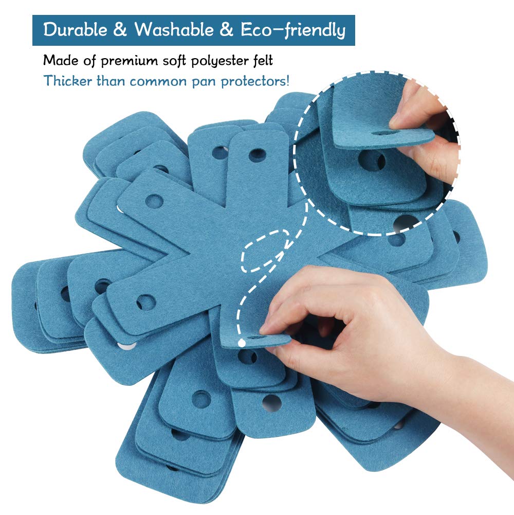 BYKITCHEN thick polyester felt offers durable, washable protection