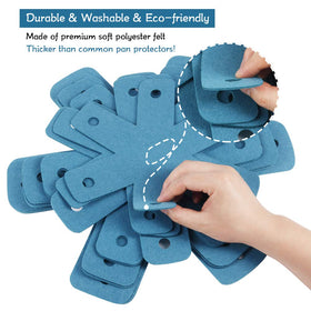 BYKITCHEN thick polyester felt offers durable, washable protection