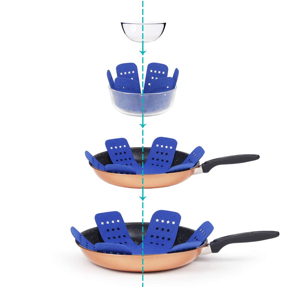BYKITCHEN thicker felt pan separators provide durable protection.