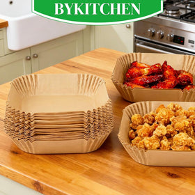 BYKITCHEN universal air fryer liners keep kitchens tidy and versatile.