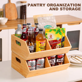 BYOA Official potato and onion storage compartments promote airflow to extend freshness.