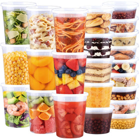 BYSNOW 8oz deli containers with lid, ideal for meal prep on the go.