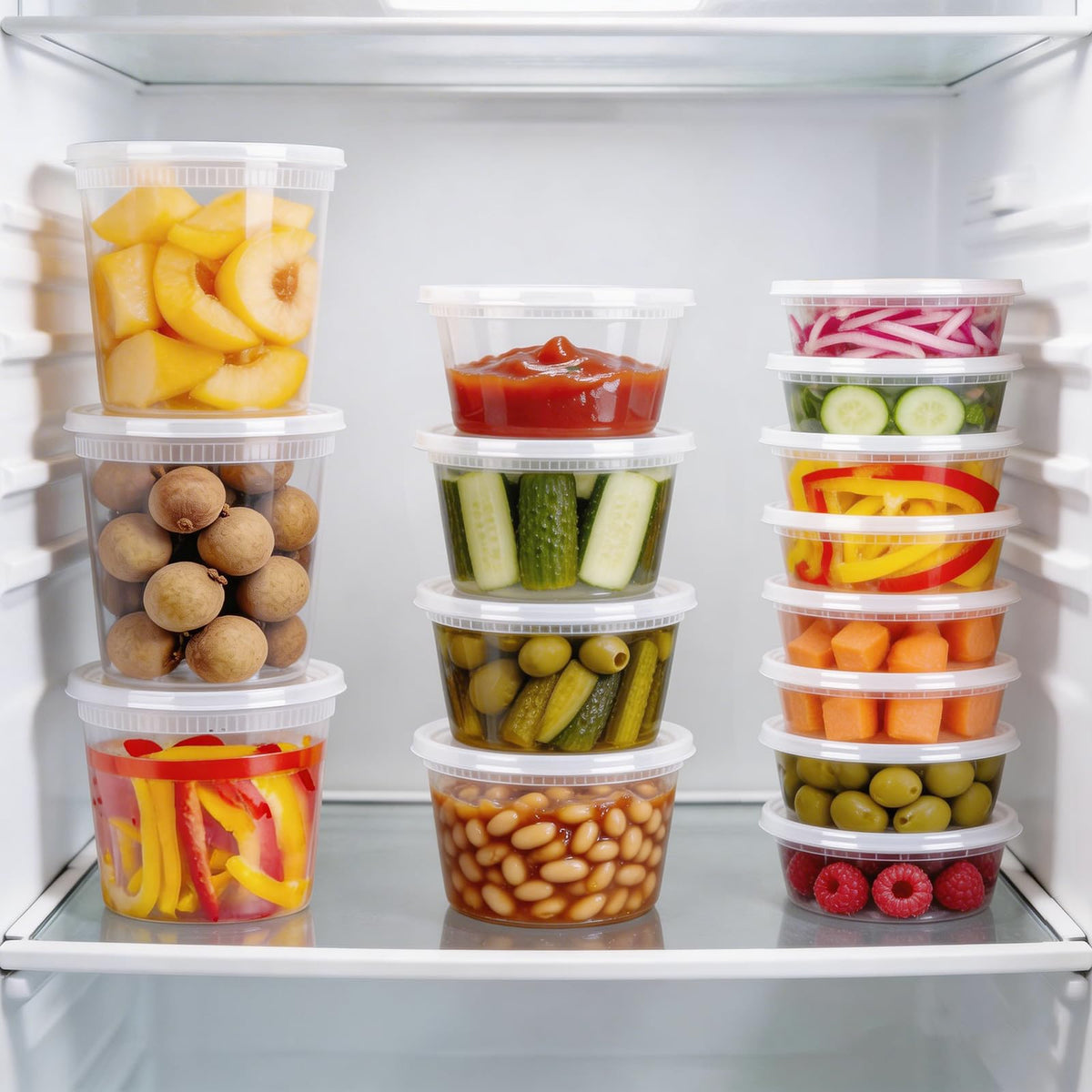 BYSNOW transparent design helps identify contents quickly.