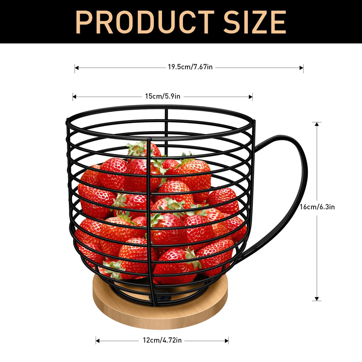 BYTEAIDREX coffee-pod-storage-large-capacity holds a week’s supply within reach.