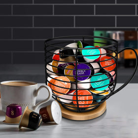 BYTEAIDREX kcup-organizer-counter neatly stores pods within easy reach.