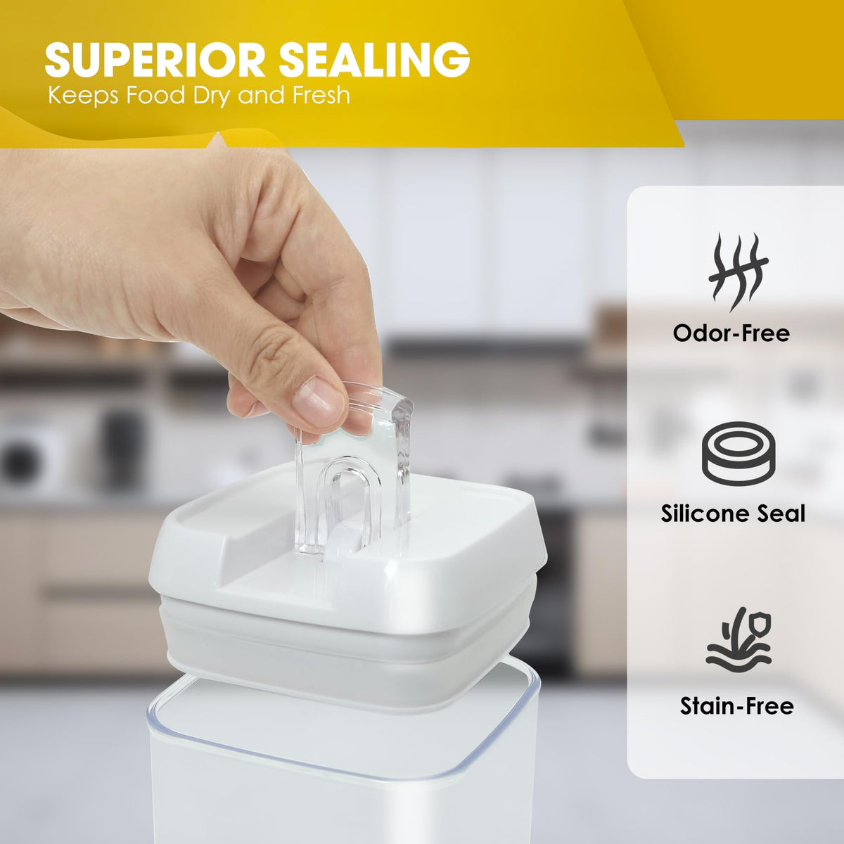 ByteStar leak-proof containers prevent spills during transport or storage.