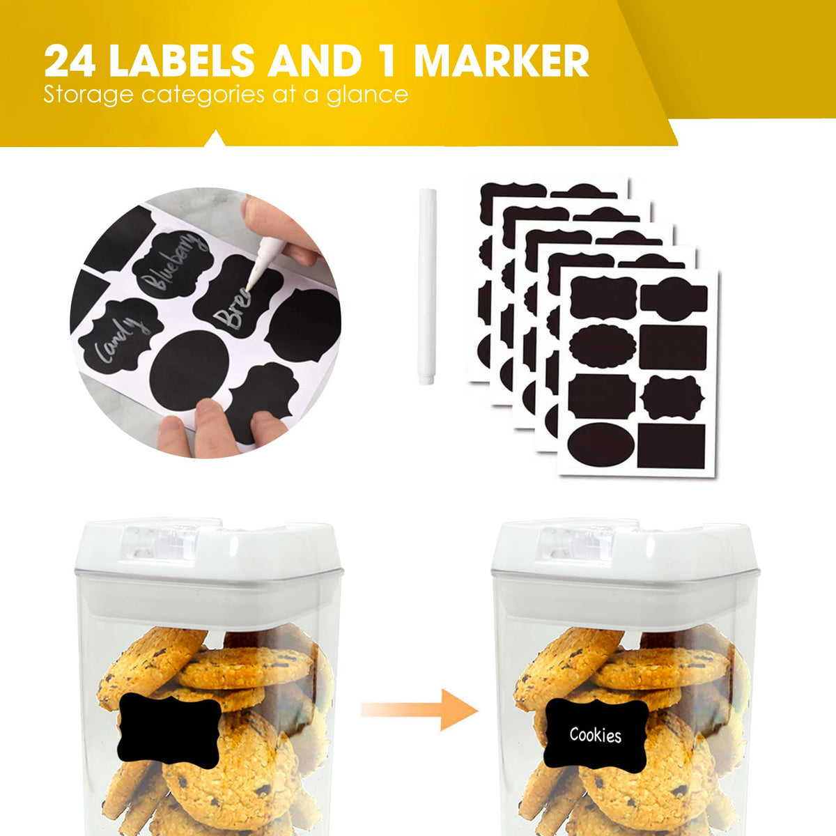 ByteStar pantry essentials help keep kitchen tidy and easy to access.