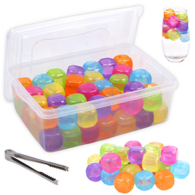 BYTTME reusable ice cubes with lid for clean storage and non-diluting cooling.