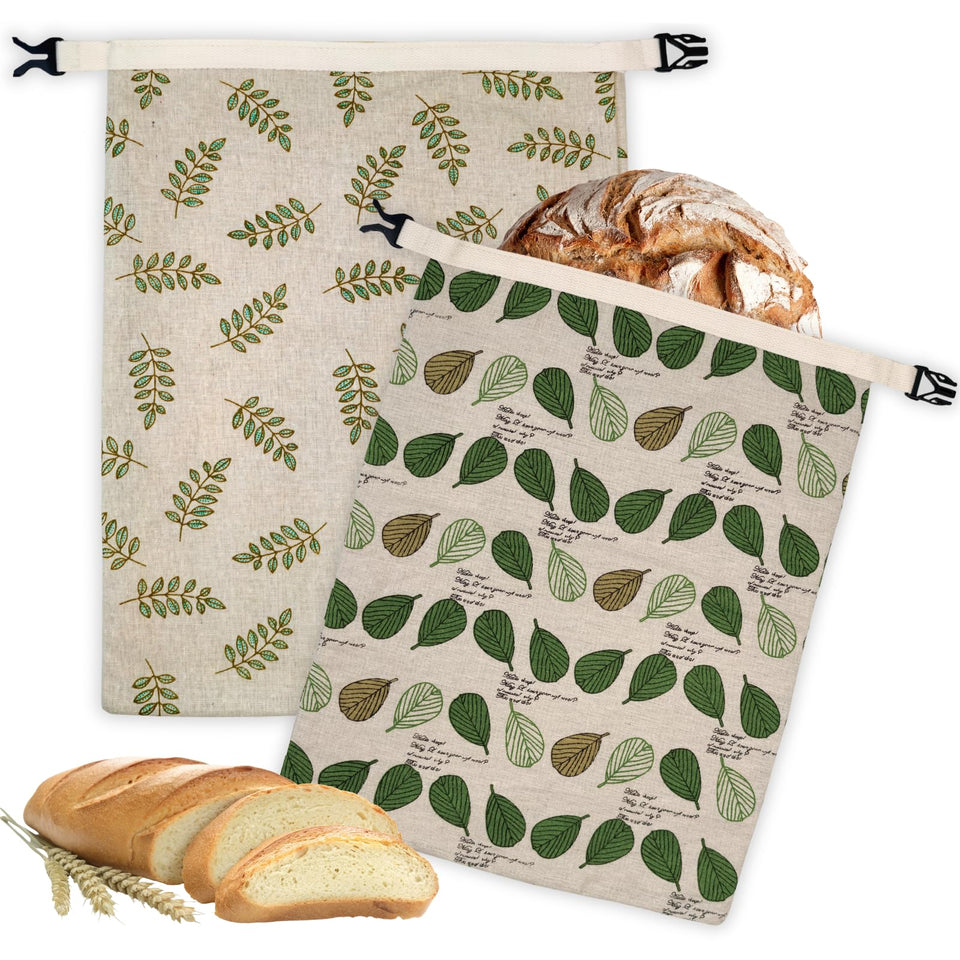 BYTTME beeswax bread bag large-13x17 keeps loaves fresh naturally