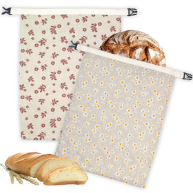 BYTTME beeswax bread bag outer cotton layer for sustainable storage.