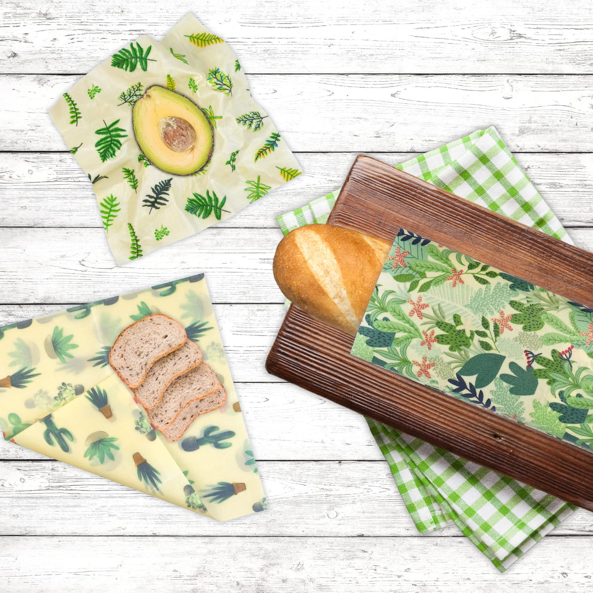 BYTTME beeswax wrap in a lunchbox protecting a sandwich