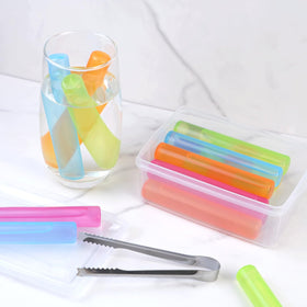 BYTTME reusable ice sticks freeze and reuse for drinks.
