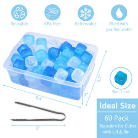 BYTTME ice cube box storage keeps cubes neatly organized