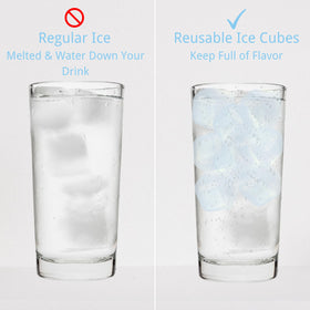 BYTTME ice cubes with tong for easy, mess-free serving