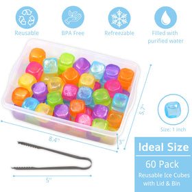 BYTTME ice tong included for easy, mess-free handling.