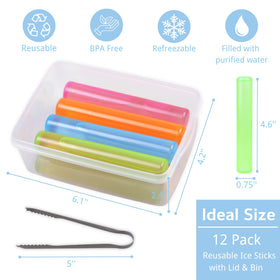 BYTTME storage box for ice cubes protects cubes from fridge exposure.