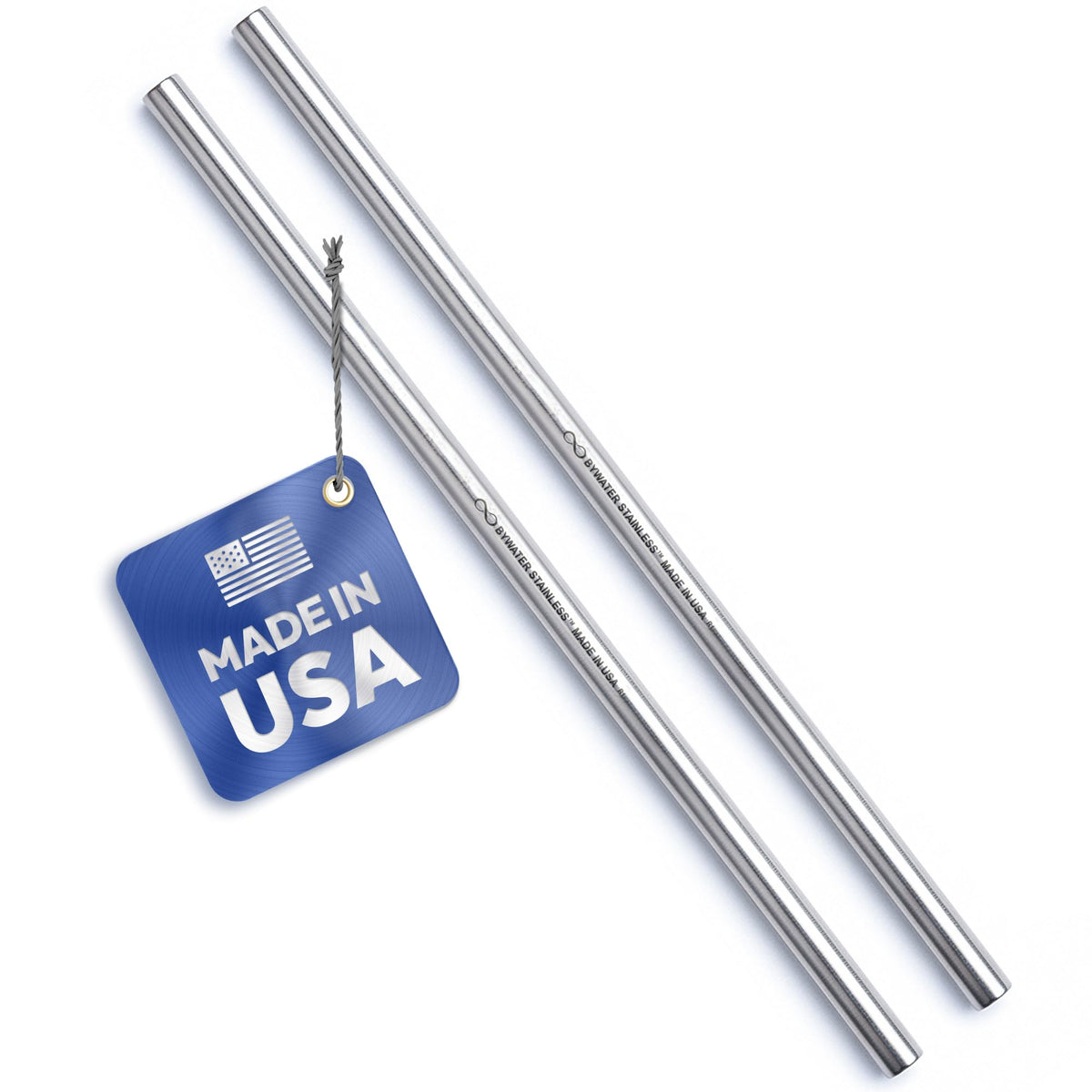 Bywater Stainless 10.5-inch straw set ready for daily use