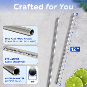 Bywater Stainless thicker-wall construction increases strength for daily use