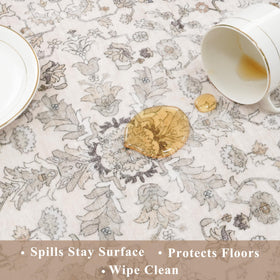 BYYVOO pet-friendly rug offers soft comfort for pets and feet.