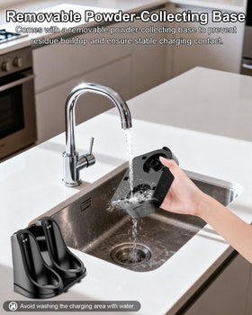 BZPP rechargeable base with Type-C charging for long lasting power.
