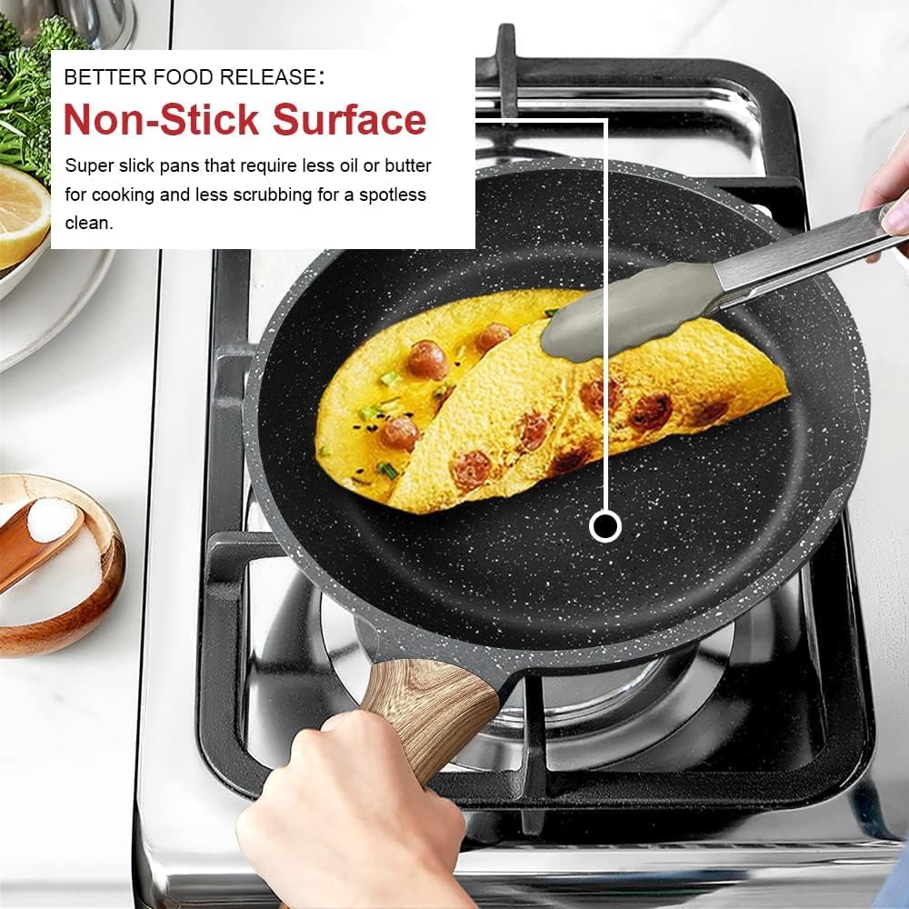 Caannasweis PFOA-free coating promotes safer everyday cooking.
