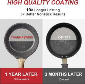 Caannasweis stone cookware design blends rustic style with performance.
