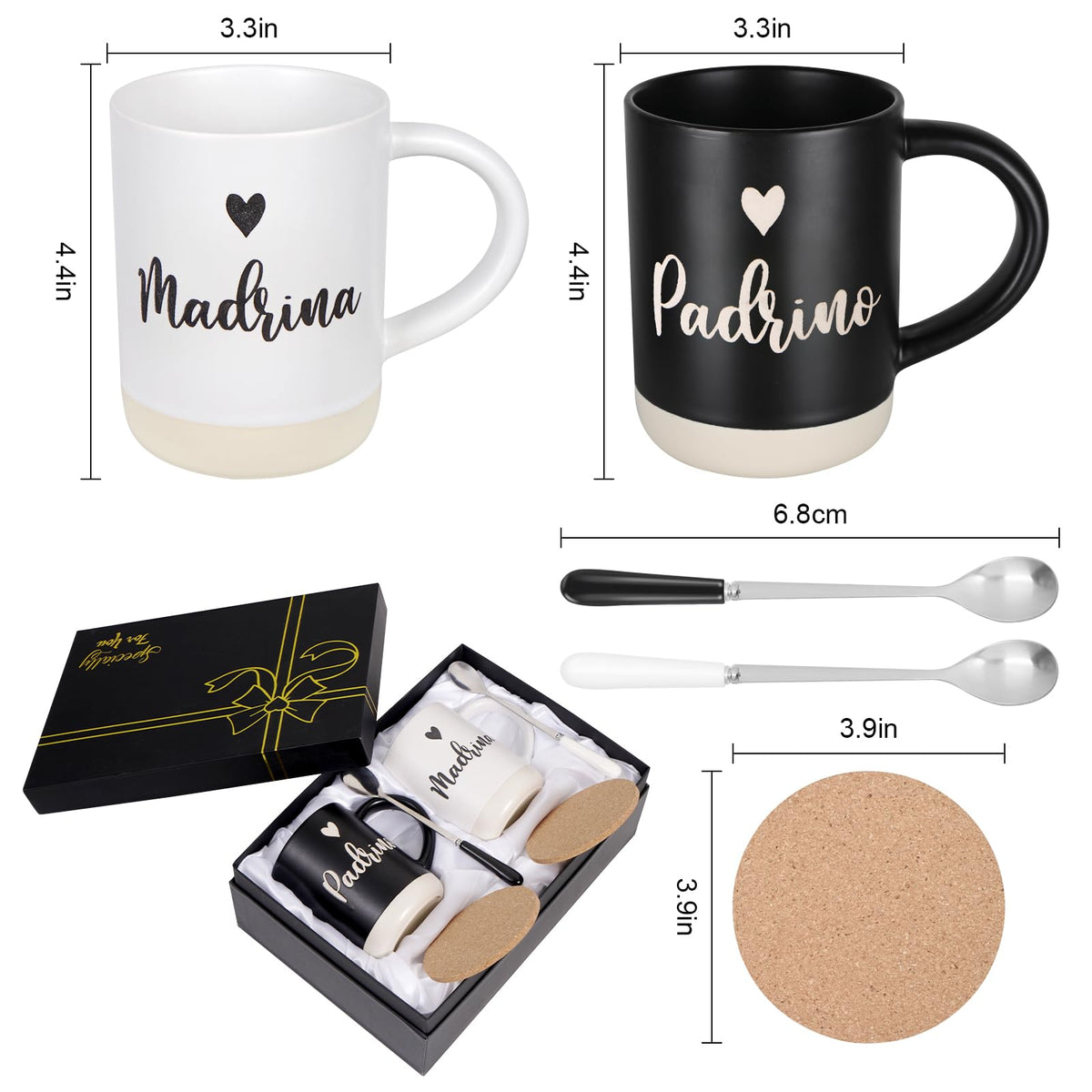 Cabtnca 16-ounce capacity suits coffee, tea, or cold drinks
