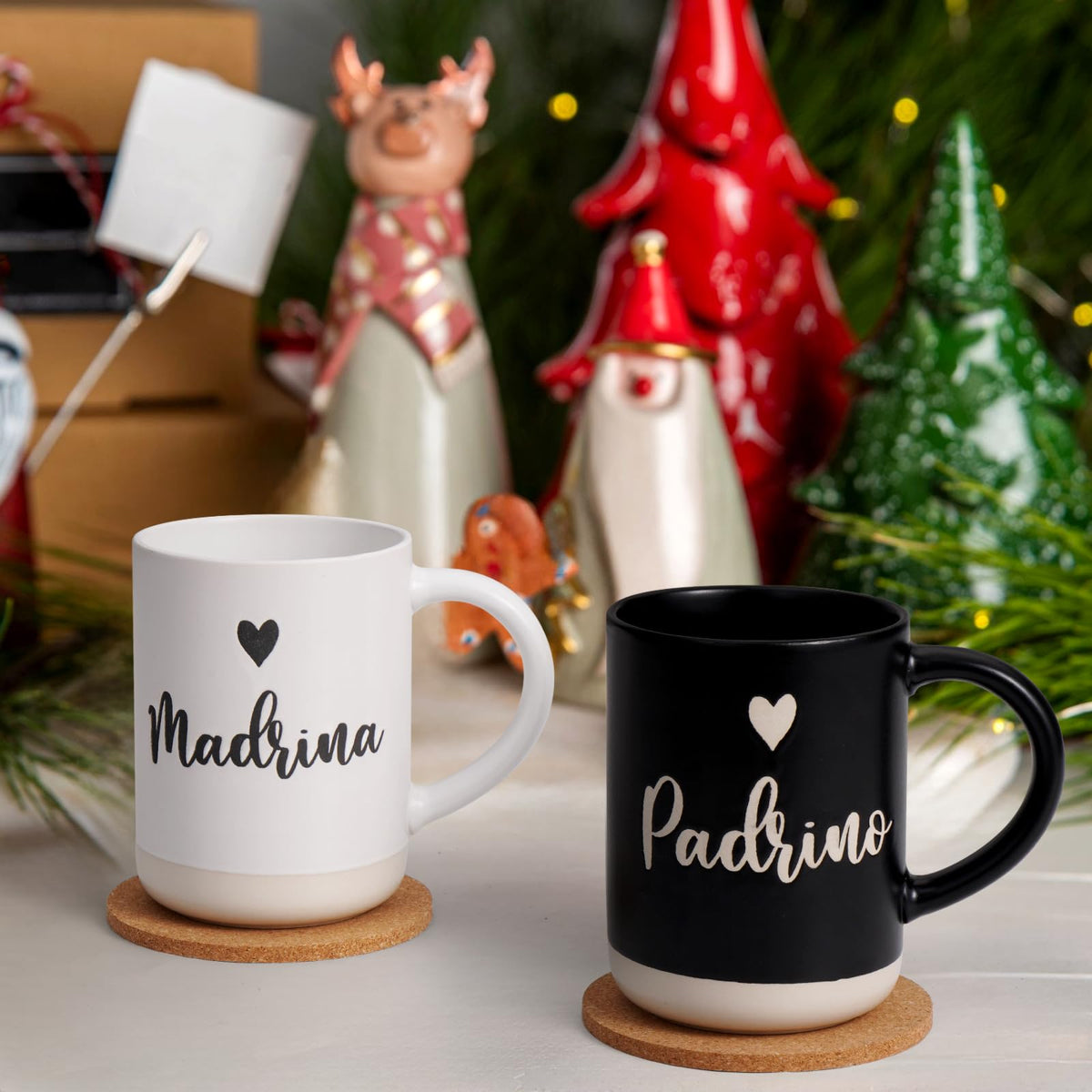 Cabtnca Madrina Padrinos mug packaging highlights premium gift presentation