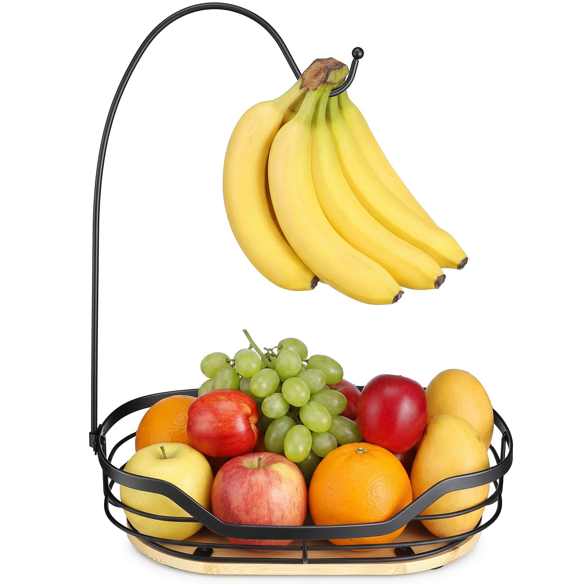 CACHOLIV black finish design suits modern kitchens while keeping fruit fresh.