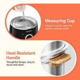CACHOO black finish adds modern style to any kitchen counter.
