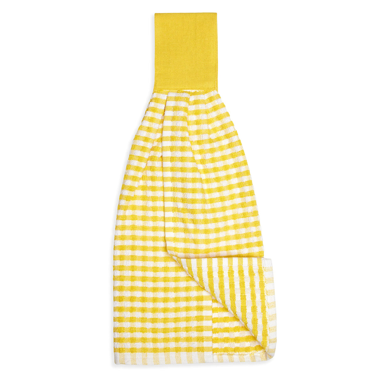 Cackleberry Home towel handy in bathroom or mudroom for quick hand drying.