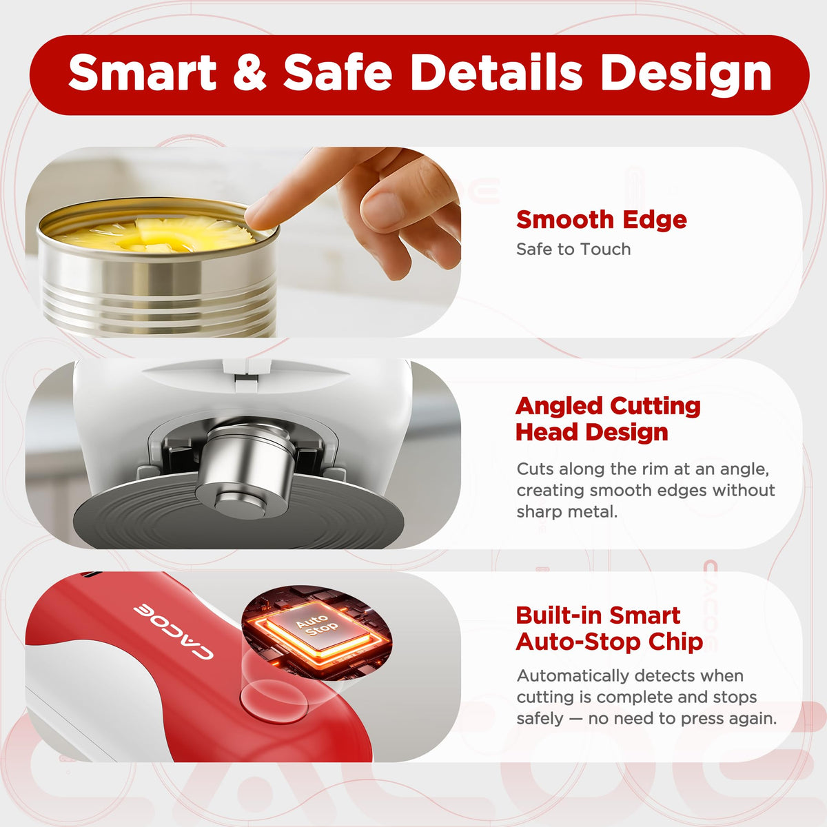 CACOE easy-grip handle designed for arthritic hands