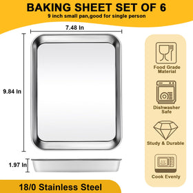CACOLES baking sheet with rolled-edge design for safe handling and durability.