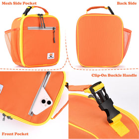 CaCTOUR lunch bag attached to a backpack for on-the-go use