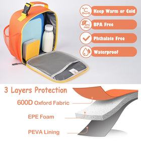 CaCTOUR lunch bag detachable buckle handle for easy carrying