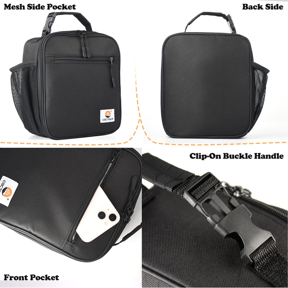 CaCTOUR lunch bag in use at a picnic for everyday versatility