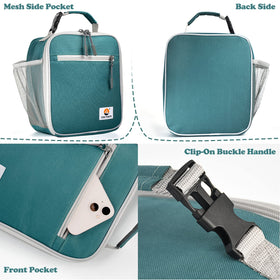 CaCTOUR lunch bag inside a backpack demonstrates versatile school-to-picnic use
