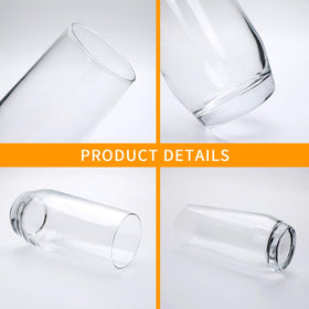 Cadamada glass with safety rimmed mouth for comfortable, safer sipping.