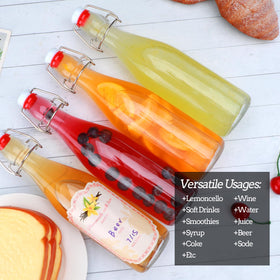 Cadamada pour spouts and silicone seals enable easy controlled pouring.