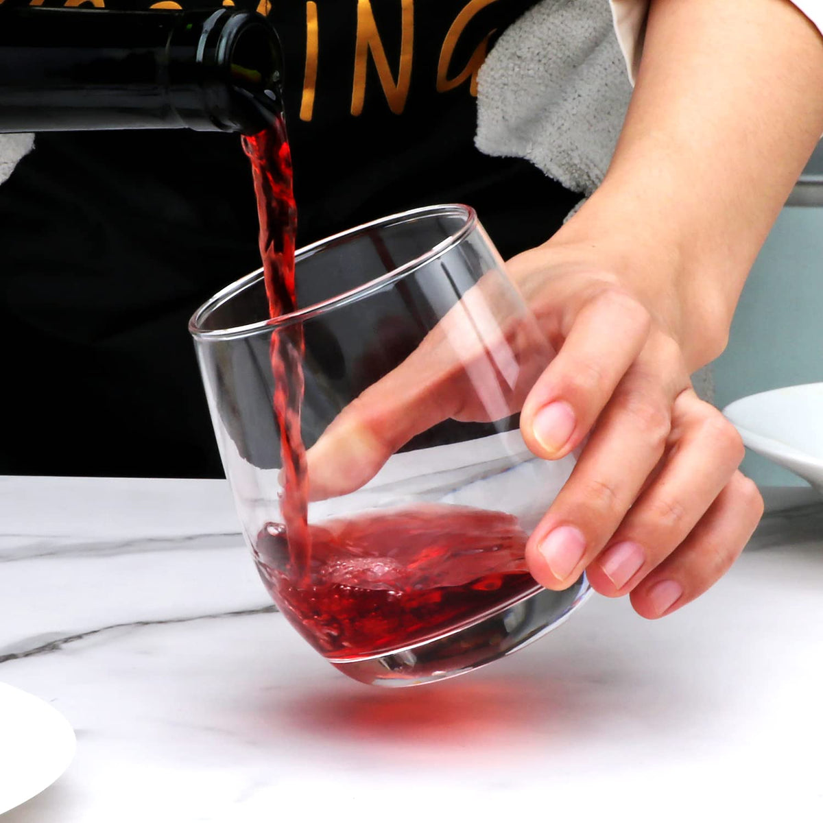 Cadamada wedding tableware wine glass elevates celebrations with style.